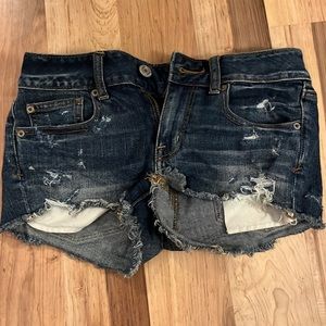 American Eagle jean stretch shorts